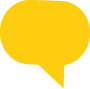 Single speech bubble icon